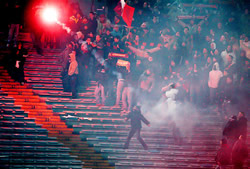 Italian Ultras display amazing passion for there clubs